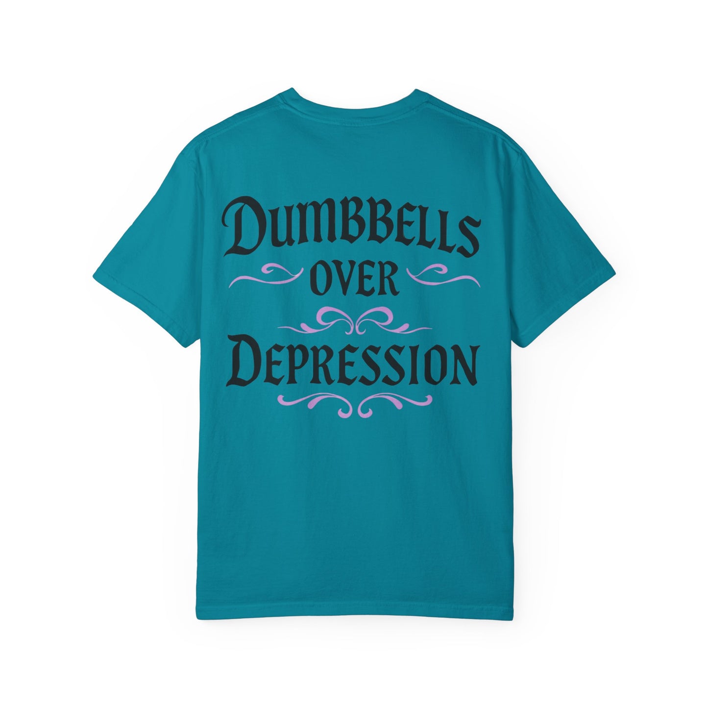 Dumbbells Over Depression- Unisex Gym T-Shirt