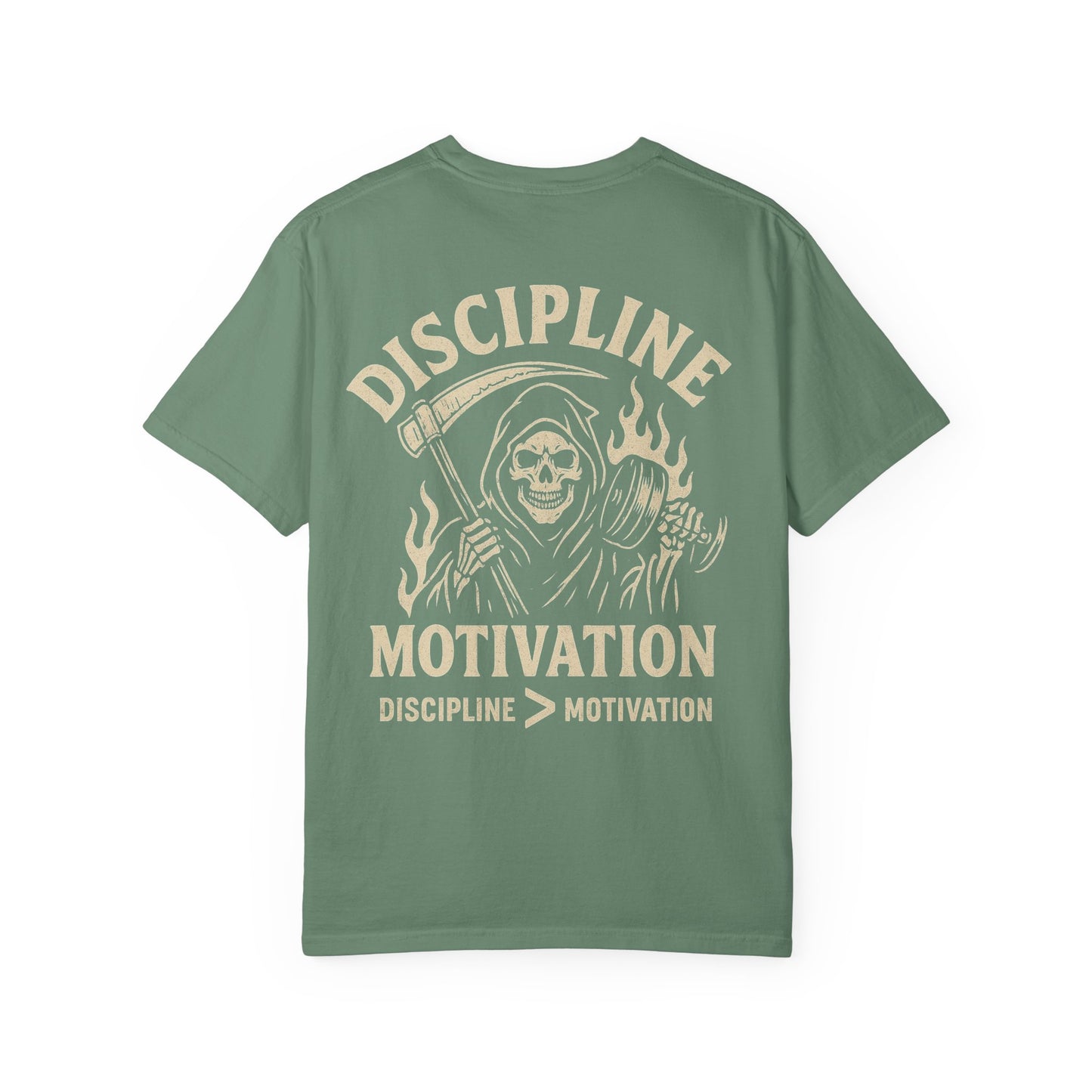 Discipline > Motivation- Unisex Gym T-Shirt