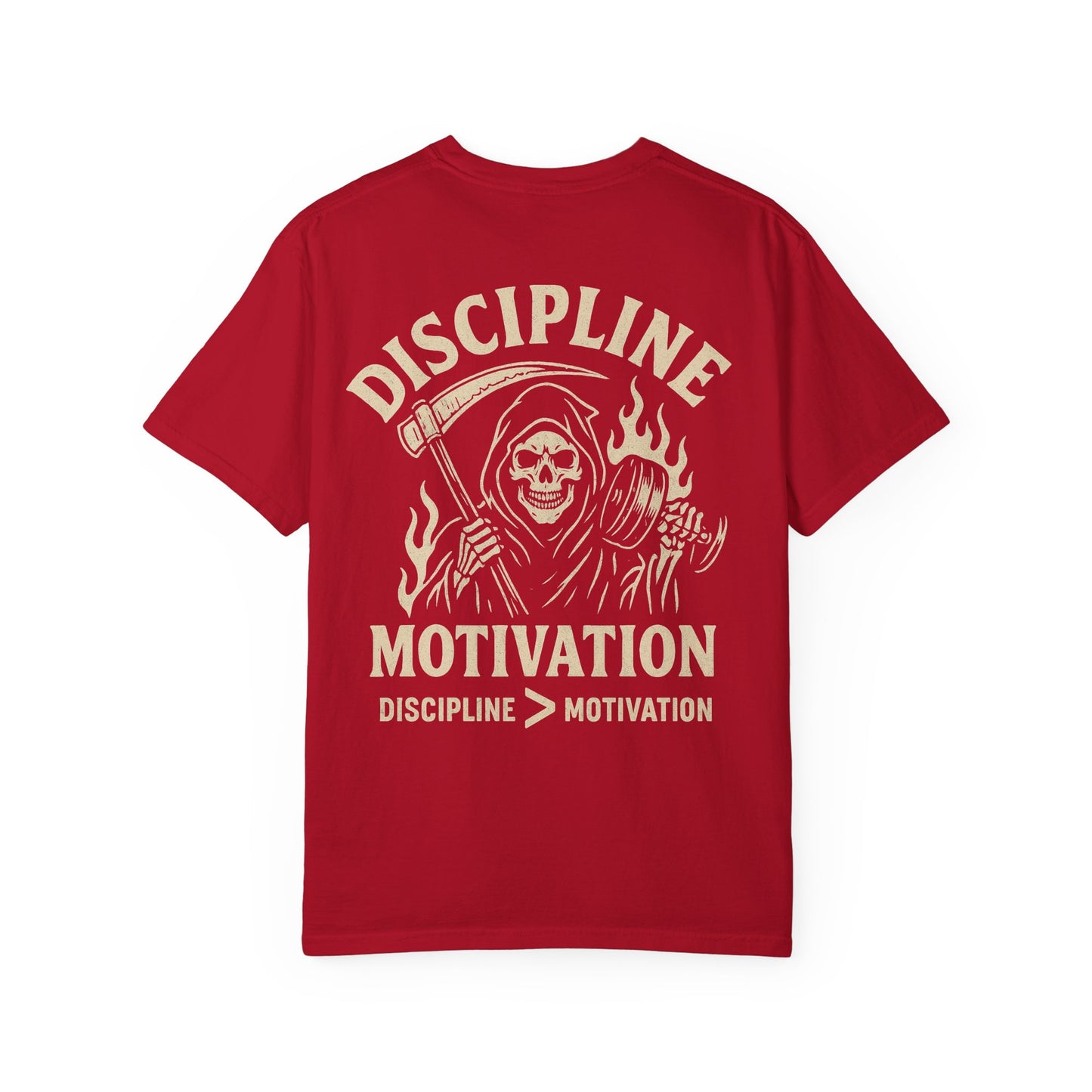 Discipline > Motivation- Unisex Gym T-Shirt