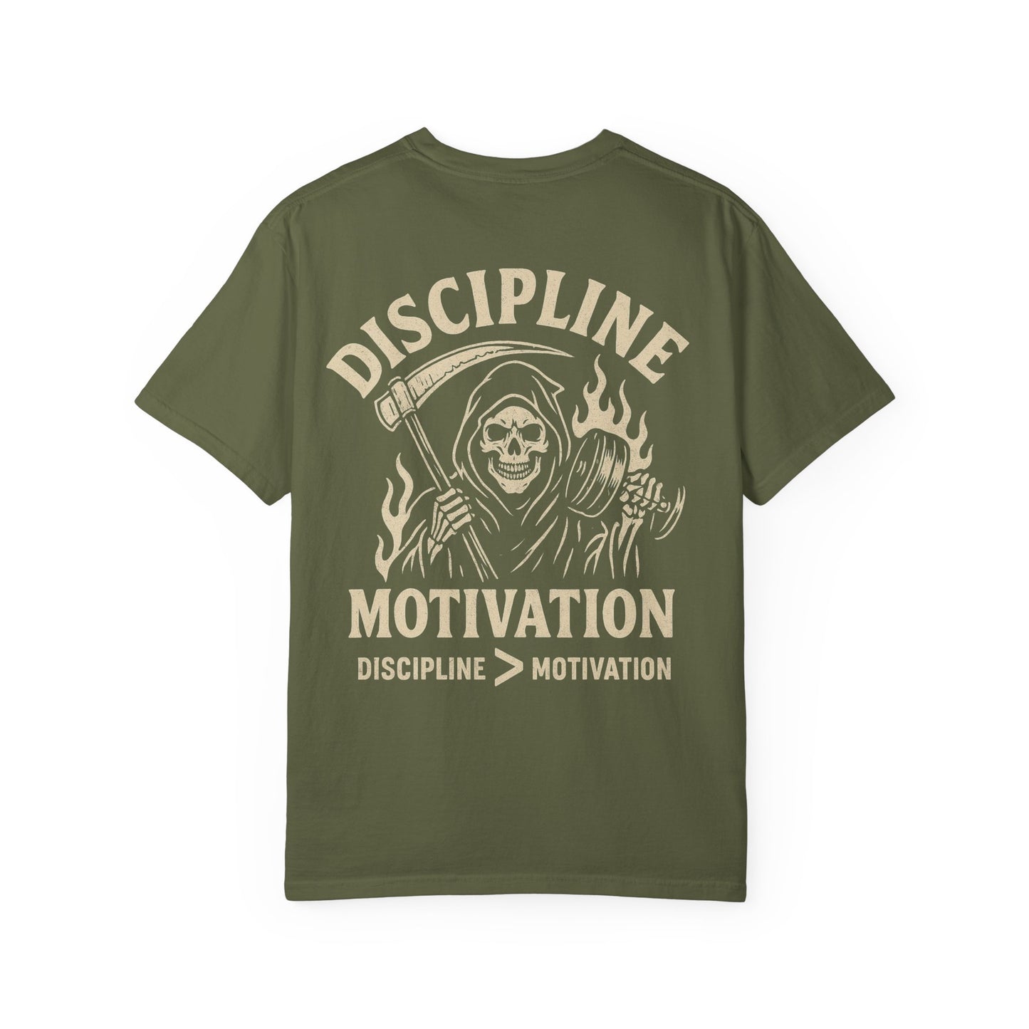 Discipline > Motivation- Unisex Gym T-Shirt