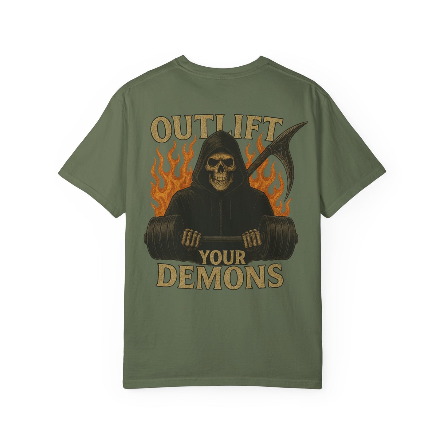 Outlift Your Demons- Unisex Gym T-Shirt