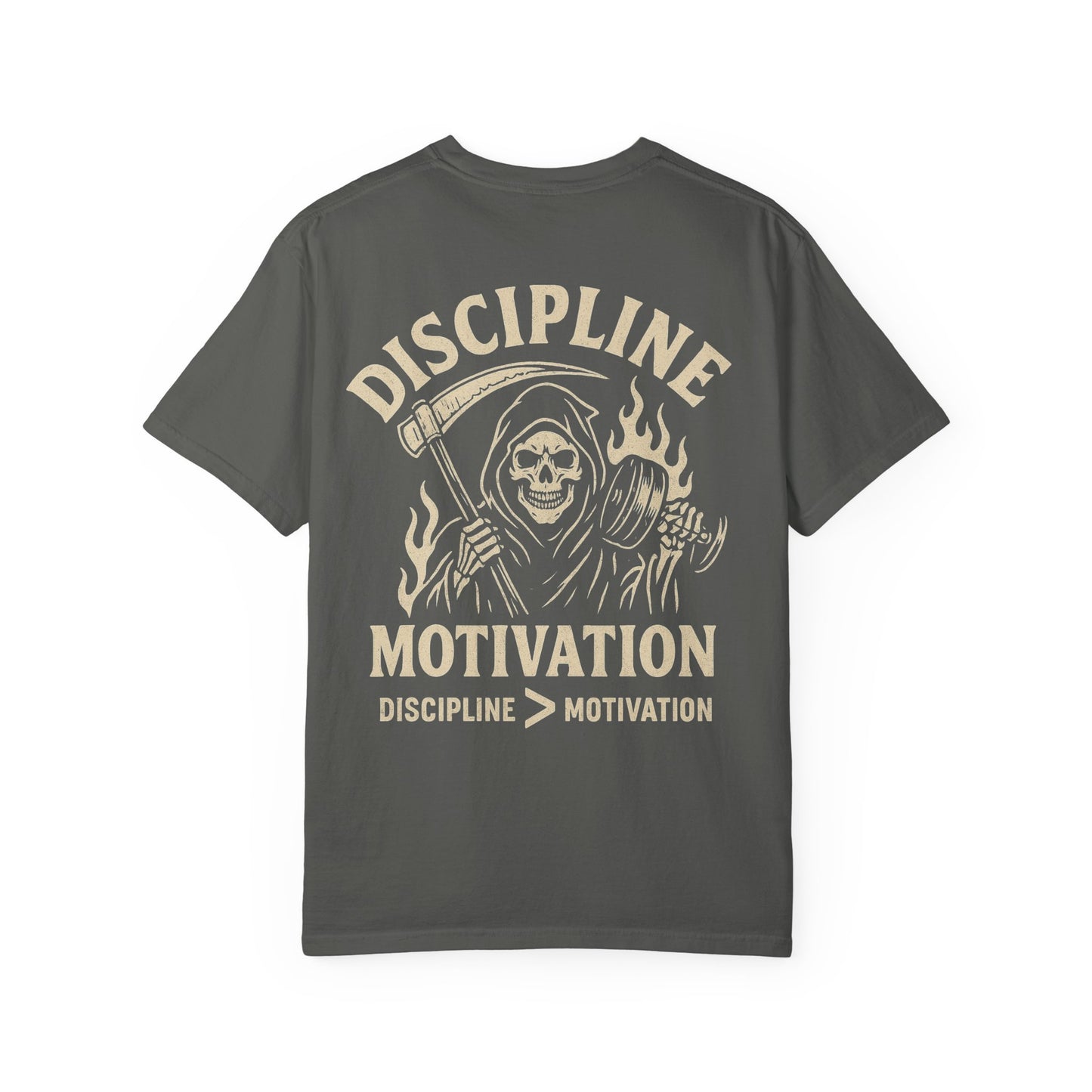 Discipline > Motivation- Unisex Gym T-Shirt