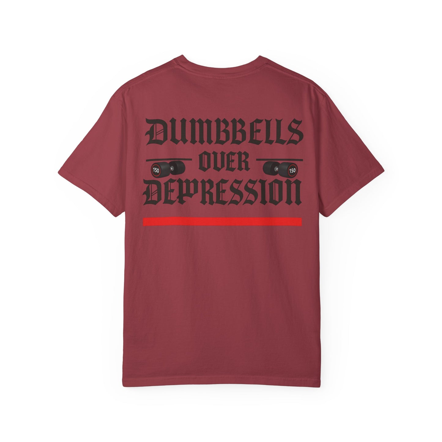 Dumbbells Over Depression- Unisex Gym T-Shirt
