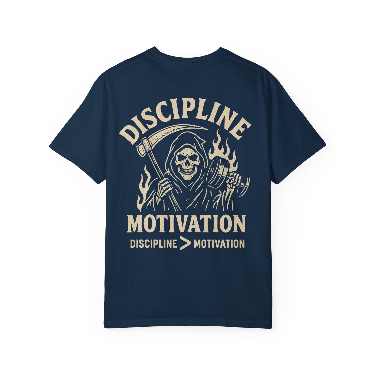 Discipline > Motivation- Unisex Gym T-Shirt