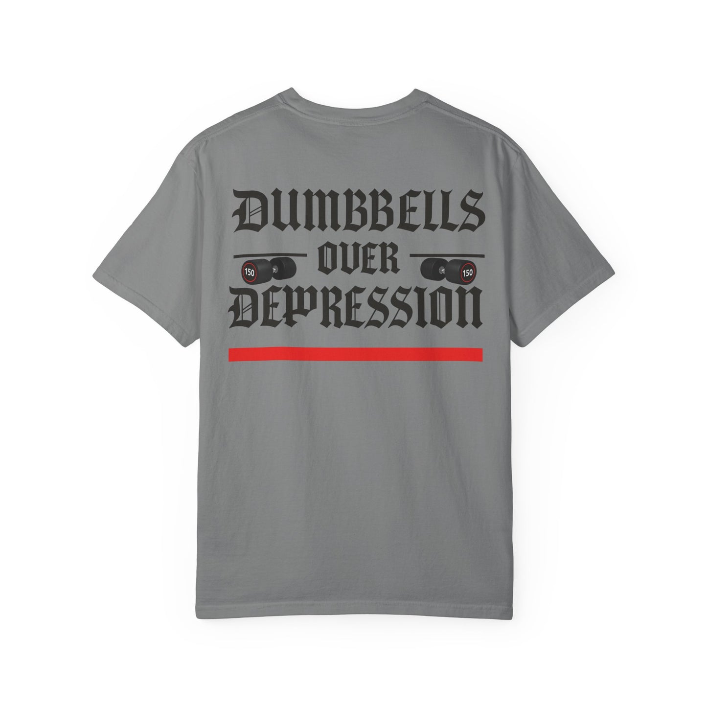 Dumbbells Over Depression- Unisex Gym T-Shirt