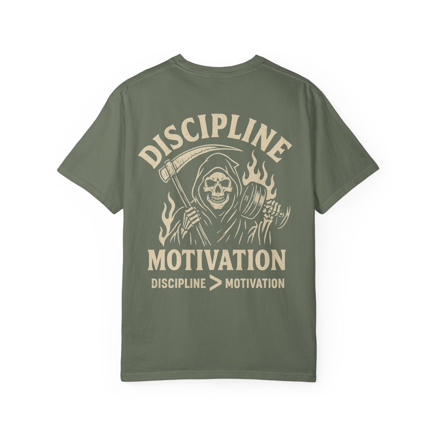 Discipline > Motivation- Unisex Gym T-Shirt
