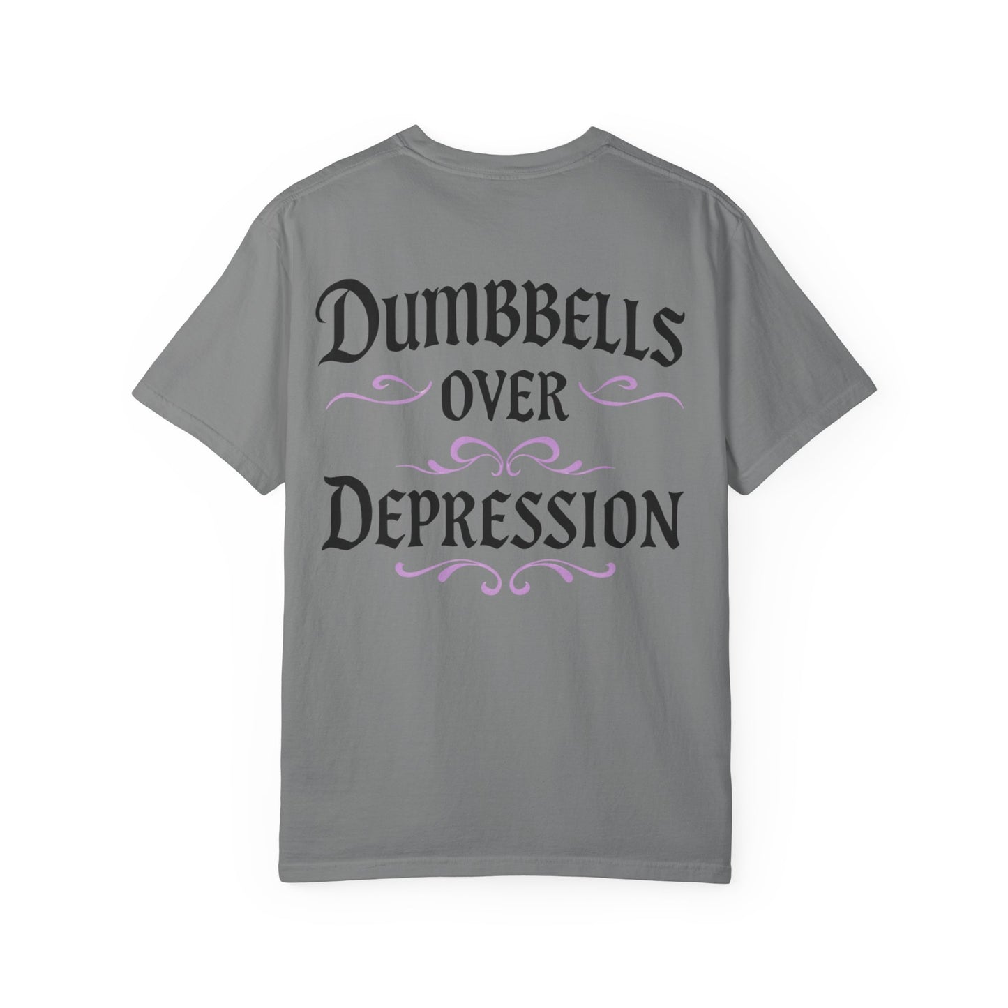 Dumbbells Over Depression- Unisex Gym T-Shirt