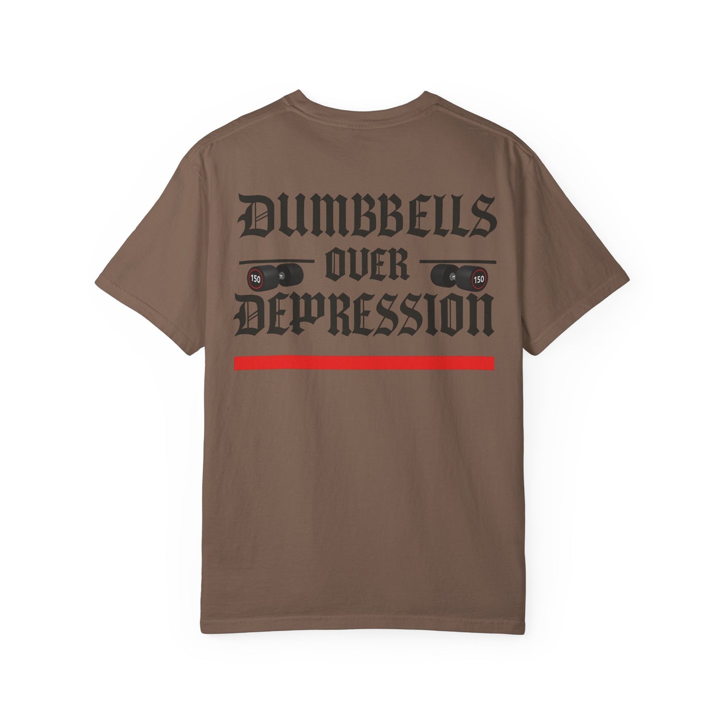 Dumbbells Over Depression- Unisex Gym T-Shirt