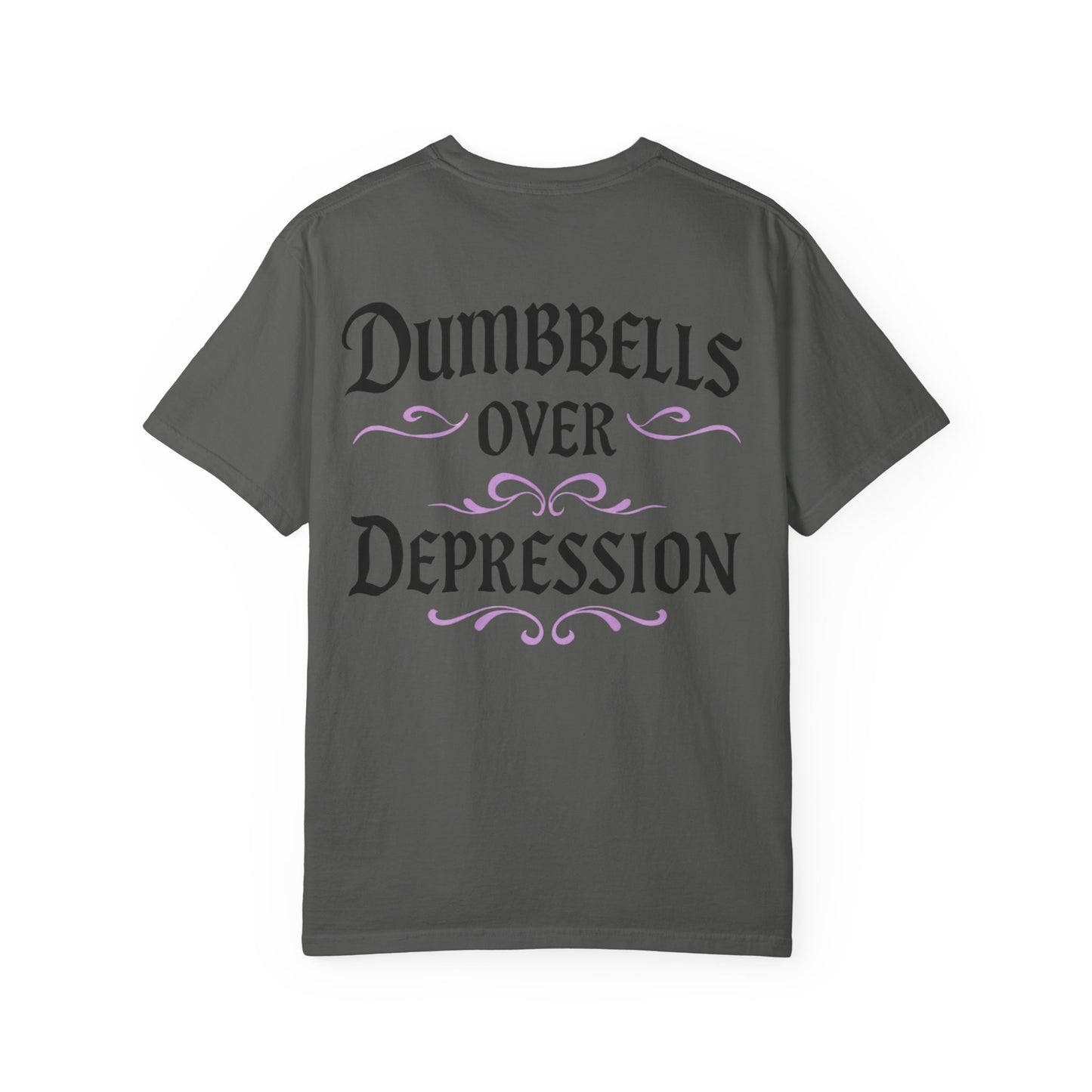 Dumbbells Over Depression- Unisex Gym T-Shirt