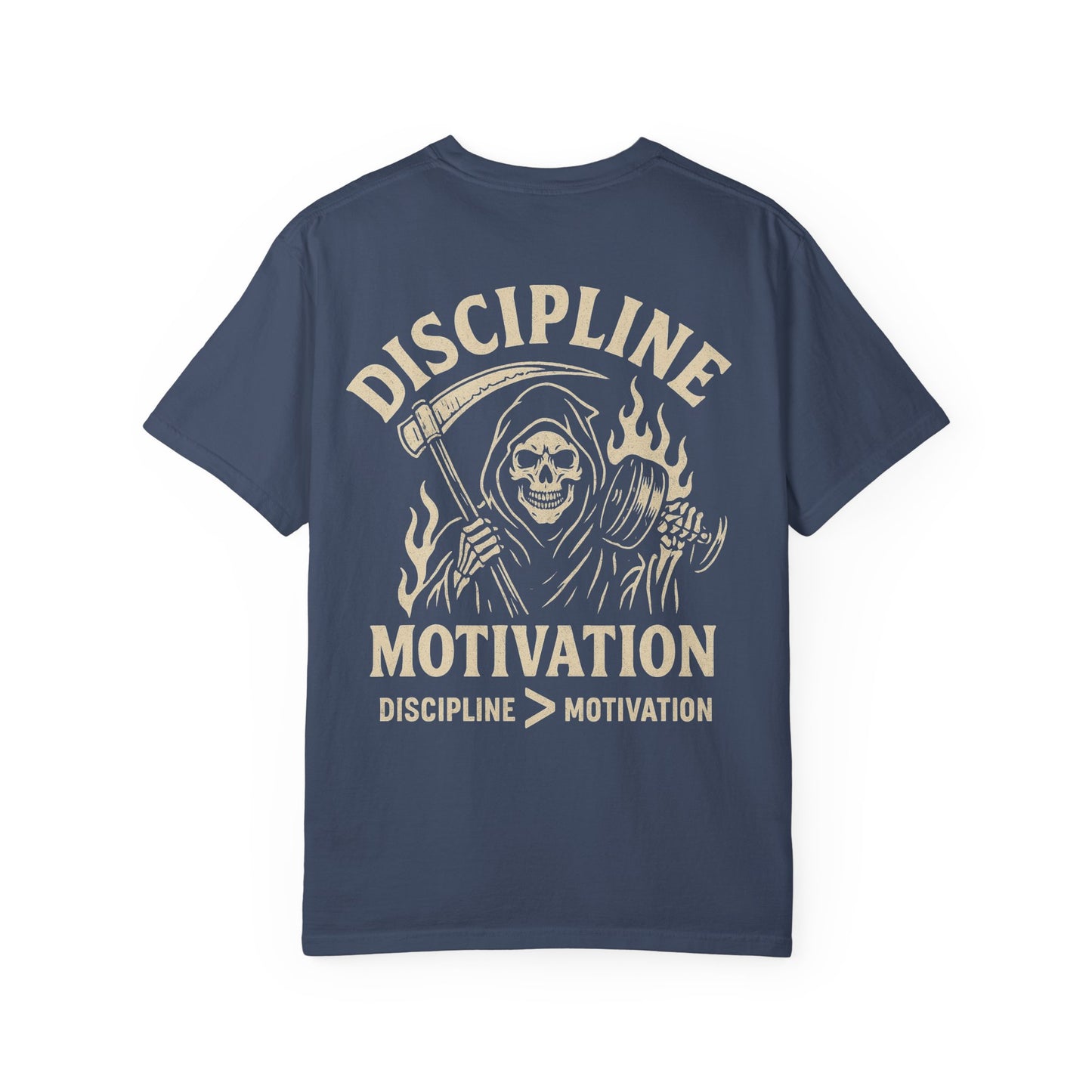 Discipline > Motivation- Unisex Gym T-Shirt
