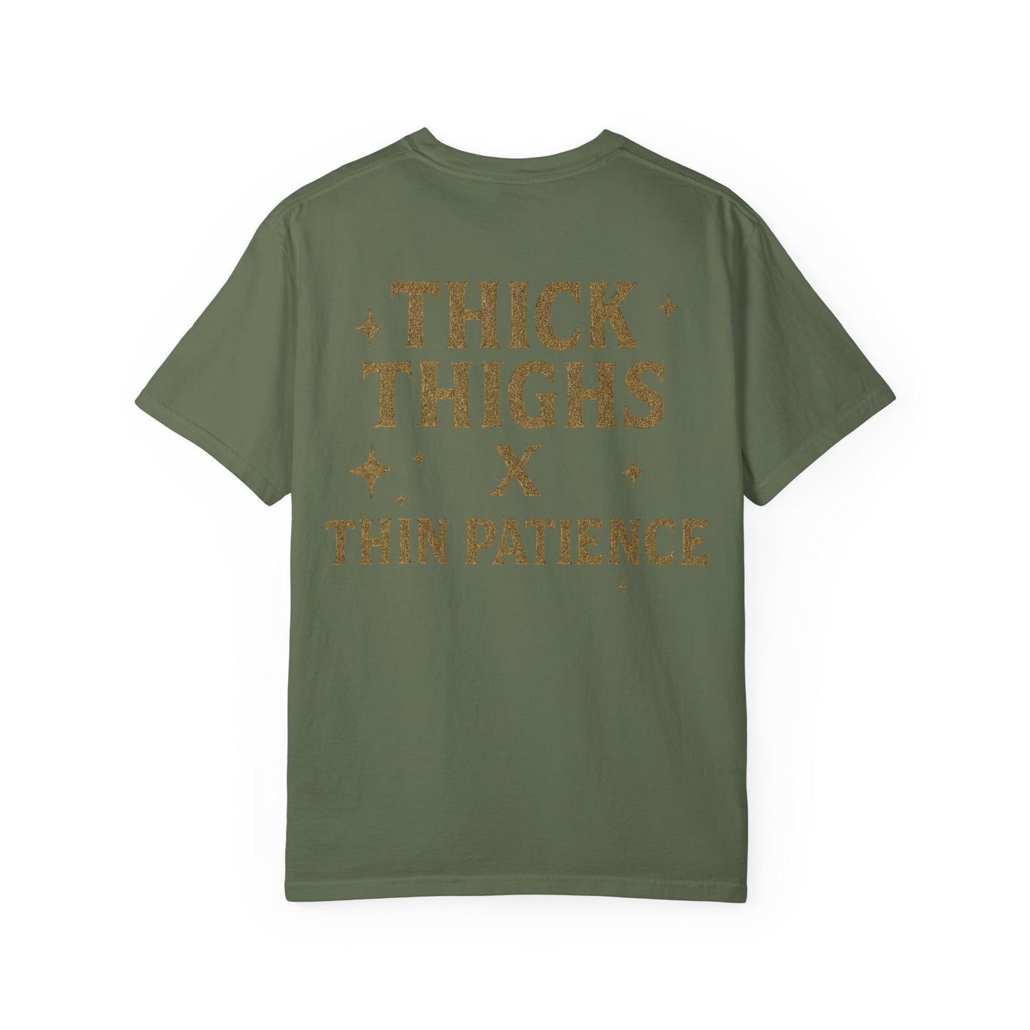 Thick Thighs X Thin Patience- Unisex Gym T-Shirt