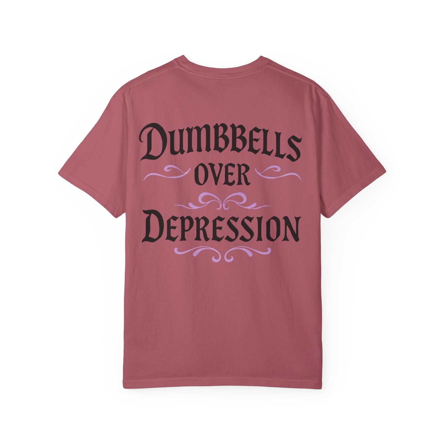 Dumbbells Over Depression- Unisex Gym T-Shirt