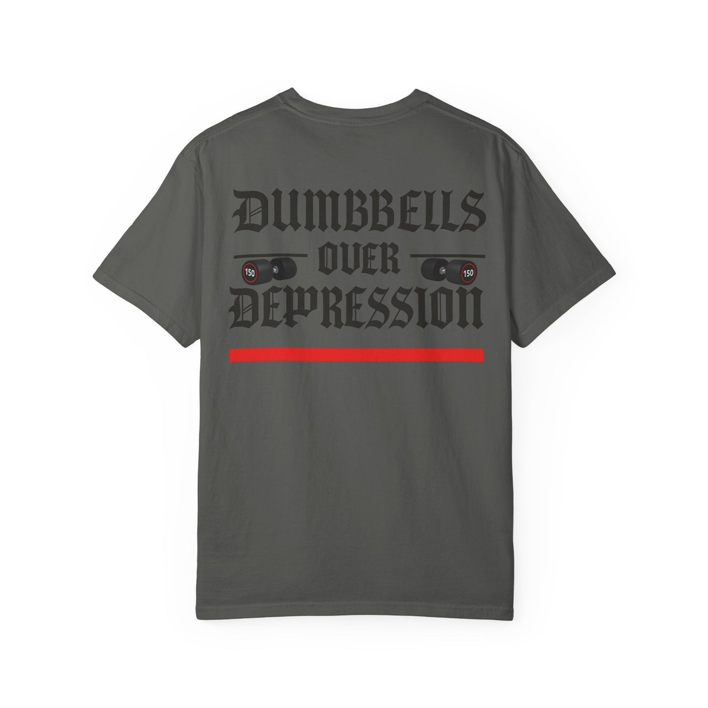 Dumbbells Over Depression- Unisex Gym T-Shirt