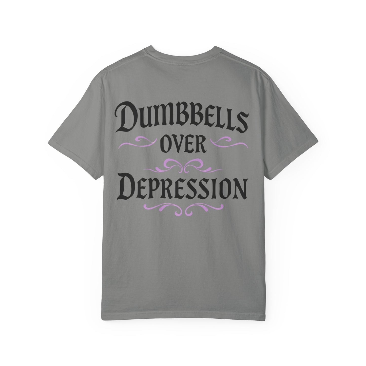 Dumbbells Over Depression- Unisex Gym T-Shirt