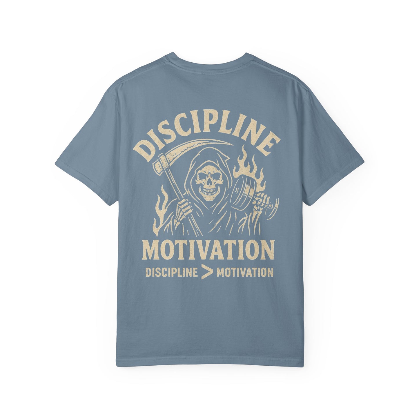 Discipline > Motivation- Unisex Gym T-Shirt