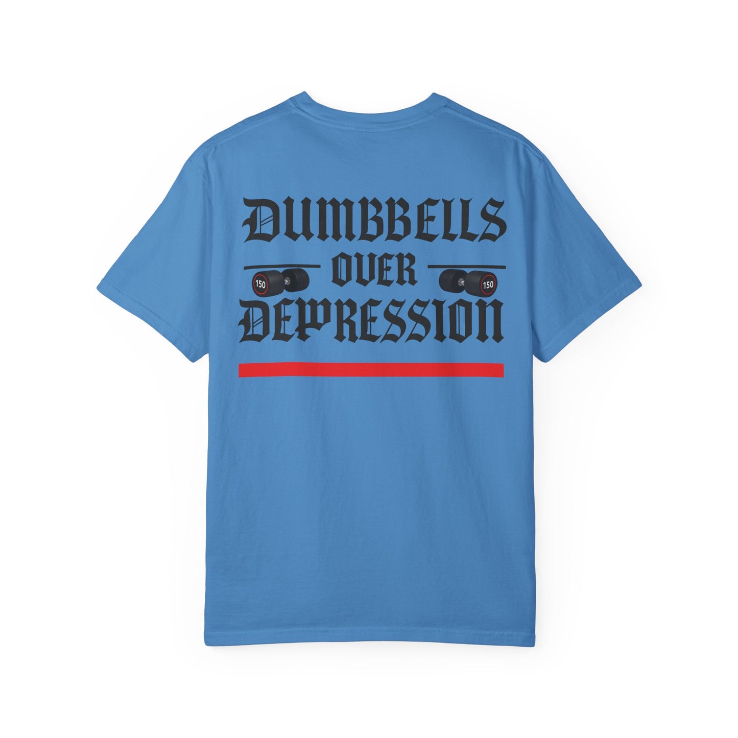 Dumbbells Over Depression- Unisex Gym T-Shirt