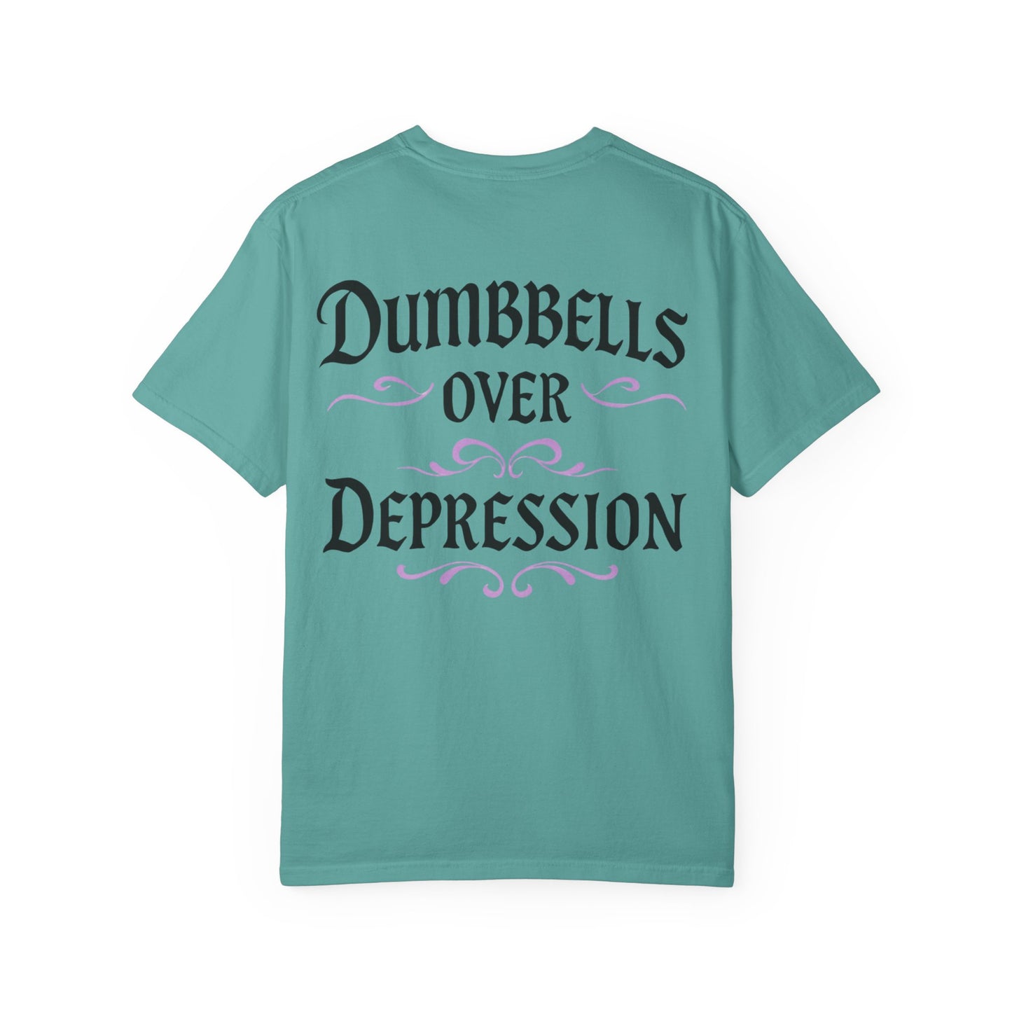 Dumbbells Over Depression- Unisex Gym T-Shirt