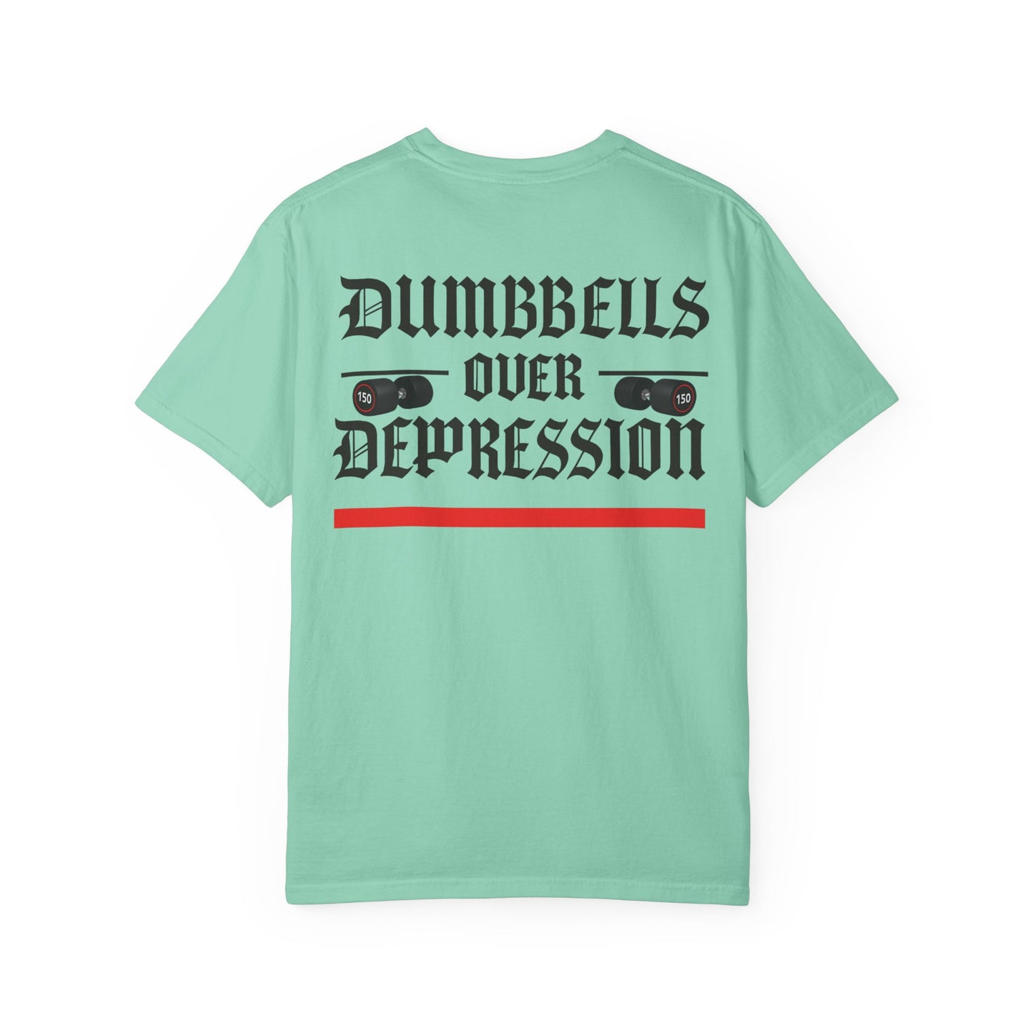 Dumbbells Over Depression- Unisex Gym T-Shirt