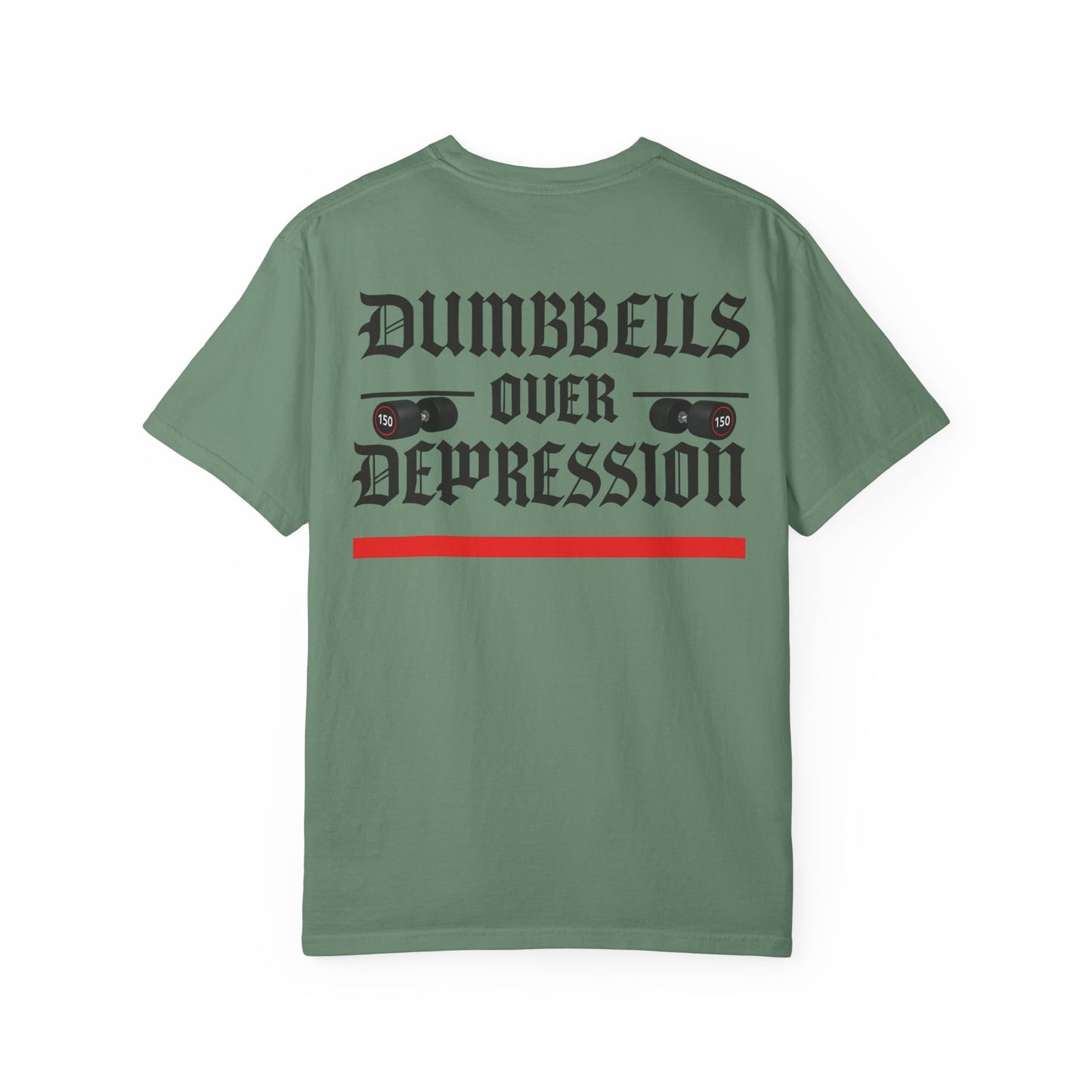 Dumbbells Over Depression- Unisex Gym T-Shirt