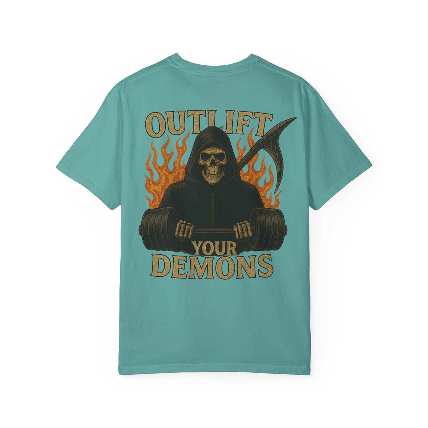 Outlift Your Demons- Unisex Gym T-Shirt