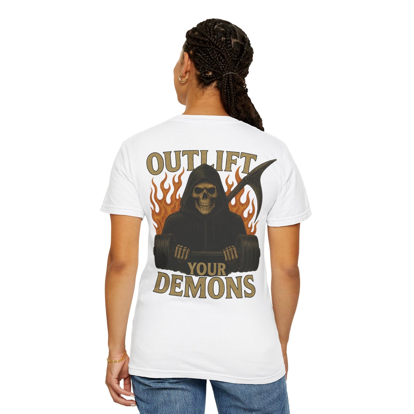 Outlift Your Demons- Unisex Gym T-Shirt