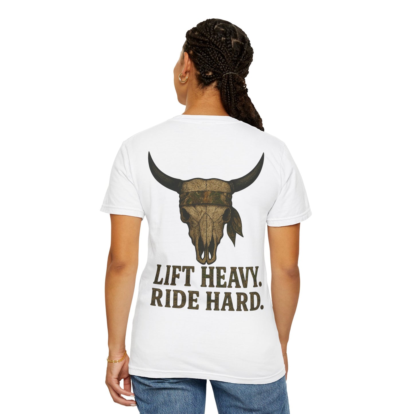 Lift Heavy Ride Hard- Unisex Gym T-Shirt