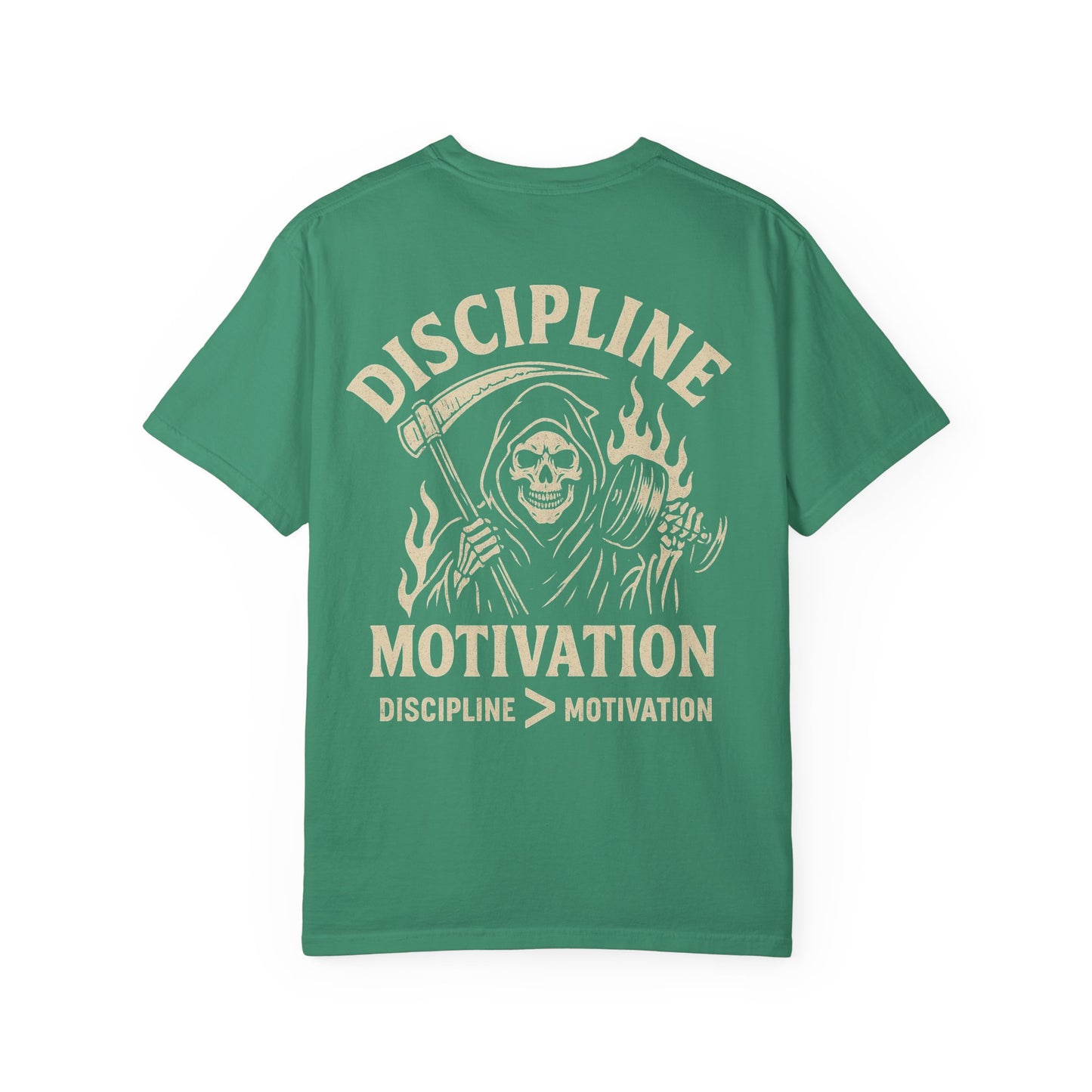 Discipline > Motivation- Unisex Gym T-Shirt