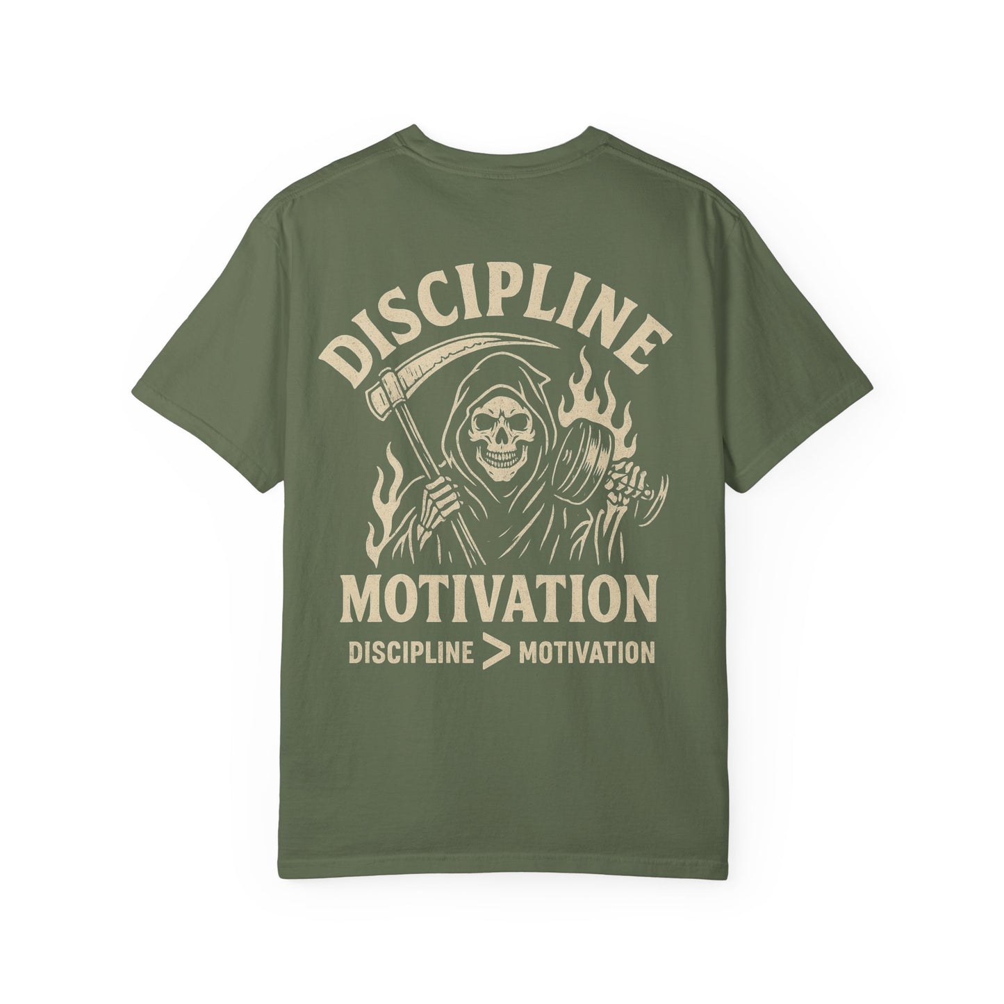 Discipline > Motivation- Unisex Gym T-Shirt