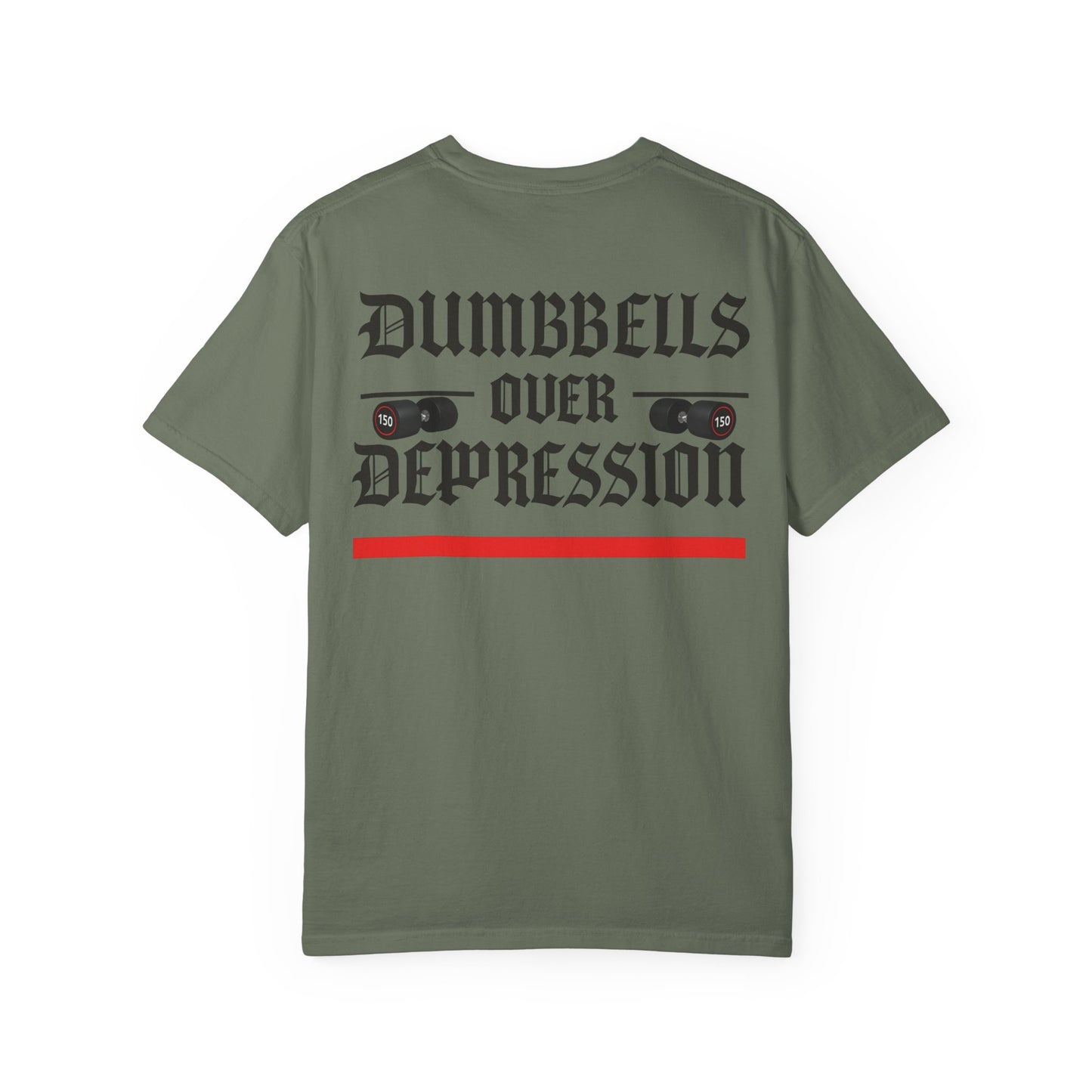 Dumbbells Over Depression- Unisex Gym T-Shirt