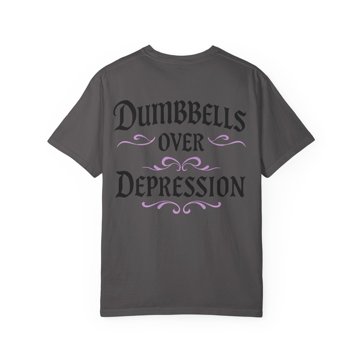Dumbbells Over Depression- Unisex Gym T-Shirt