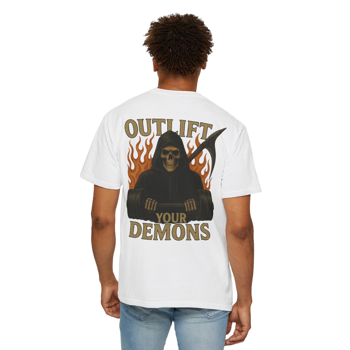 Outlift Your Demons- Unisex Gym T-Shirt