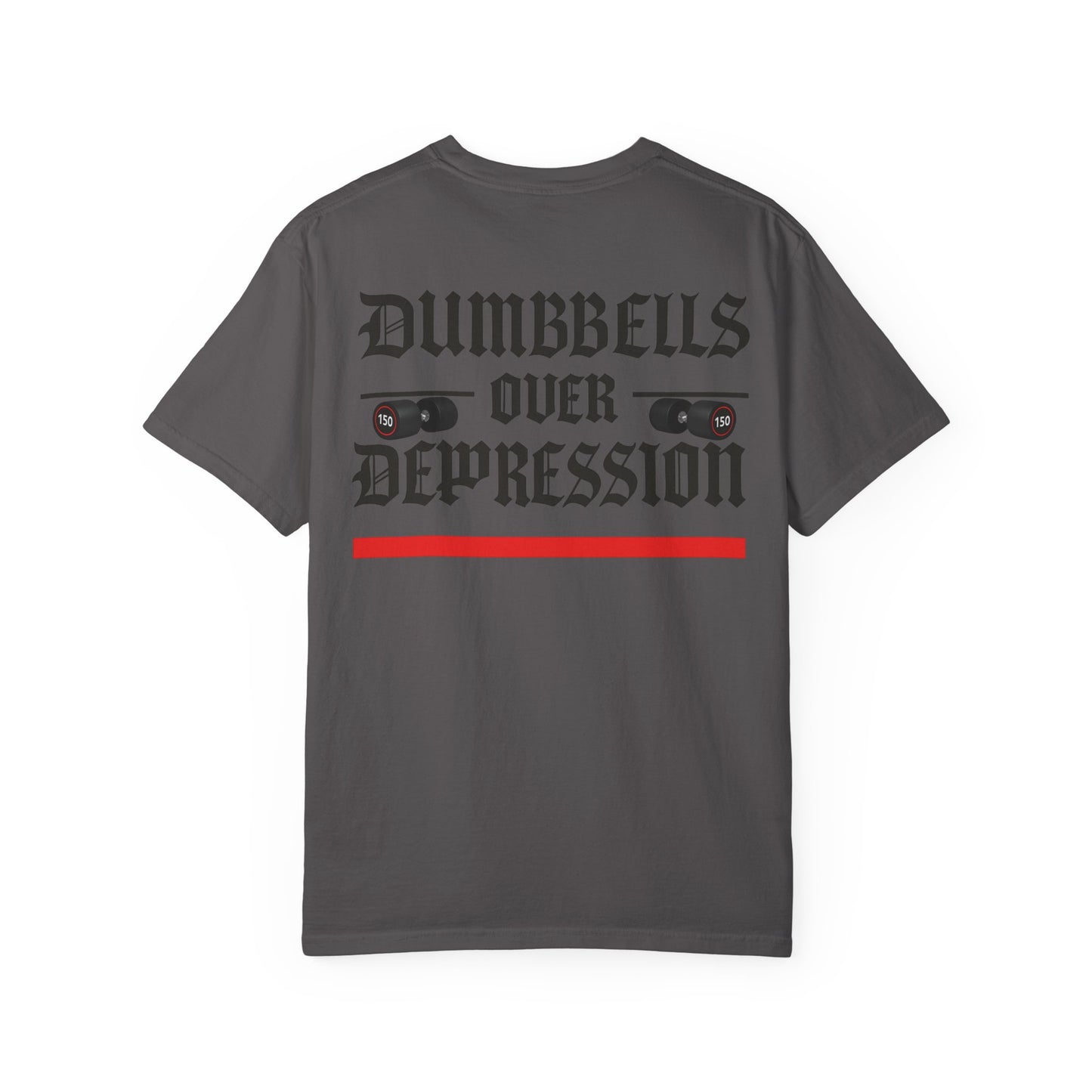 Dumbbells Over Depression- Unisex Gym T-Shirt
