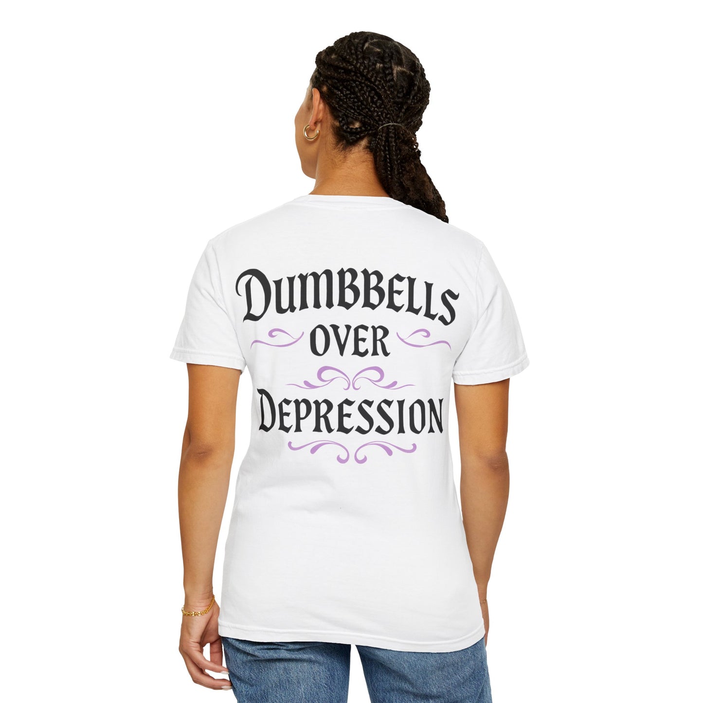 Dumbbells Over Depression- Unisex Gym T-Shirt