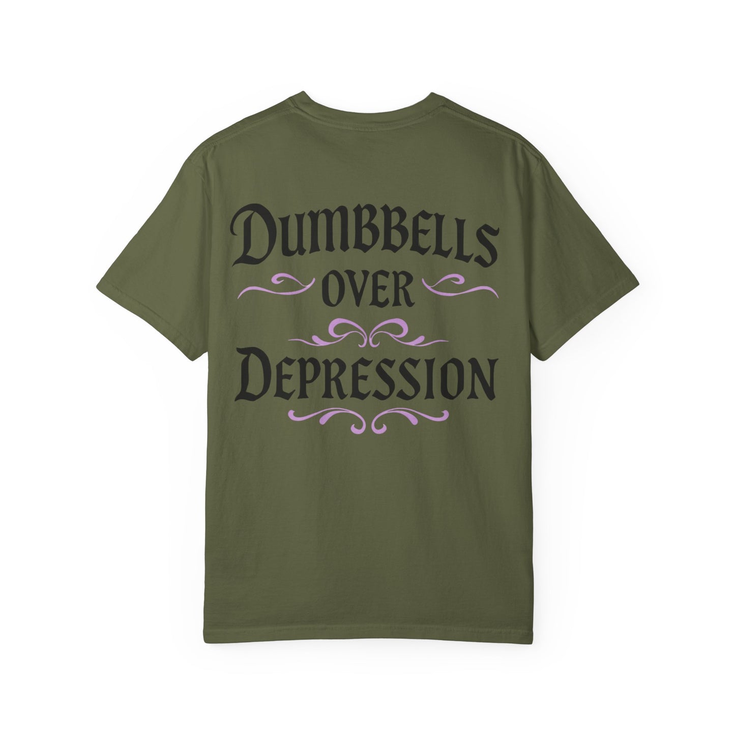 Dumbbells Over Depression- Unisex Gym T-Shirt