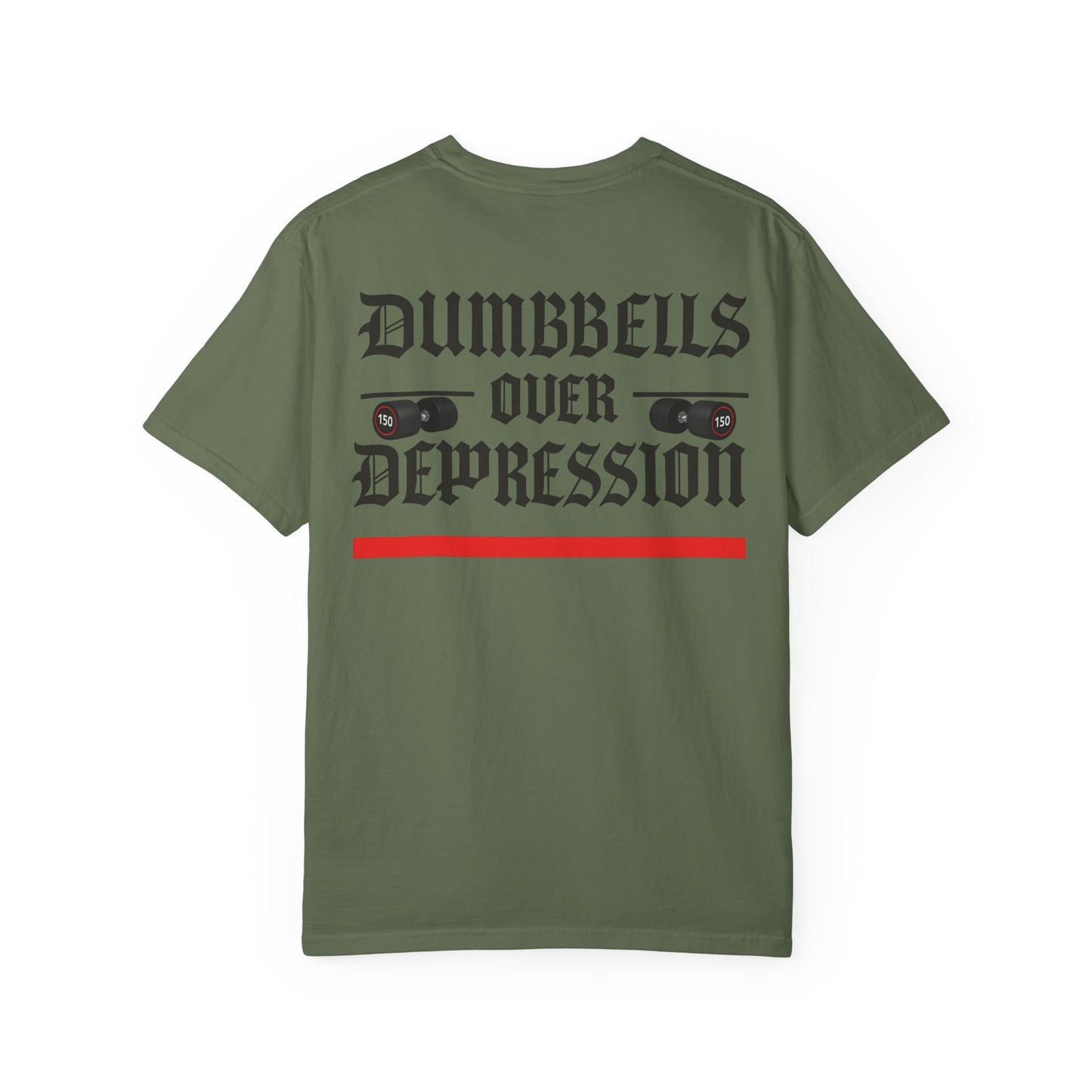 Dumbbells Over Depression- Unisex Gym T-Shirt